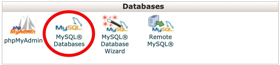 MySQL Databases in cPanel