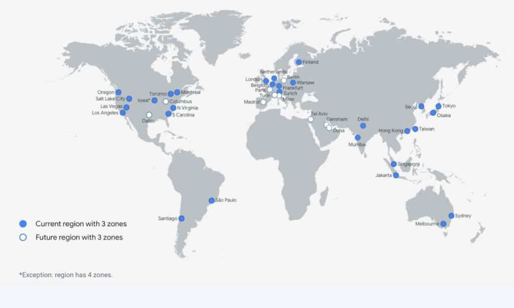 Data Centre Locations